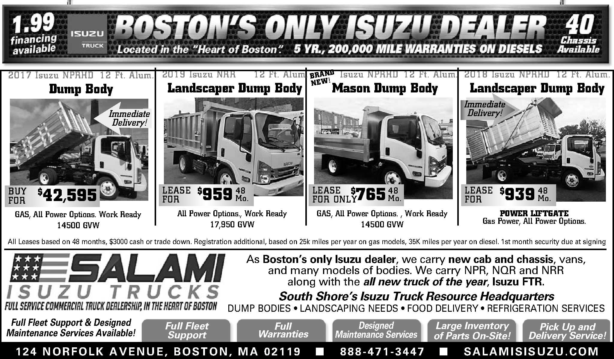 Truck Bodies For Sale In Boston, Massachusetts